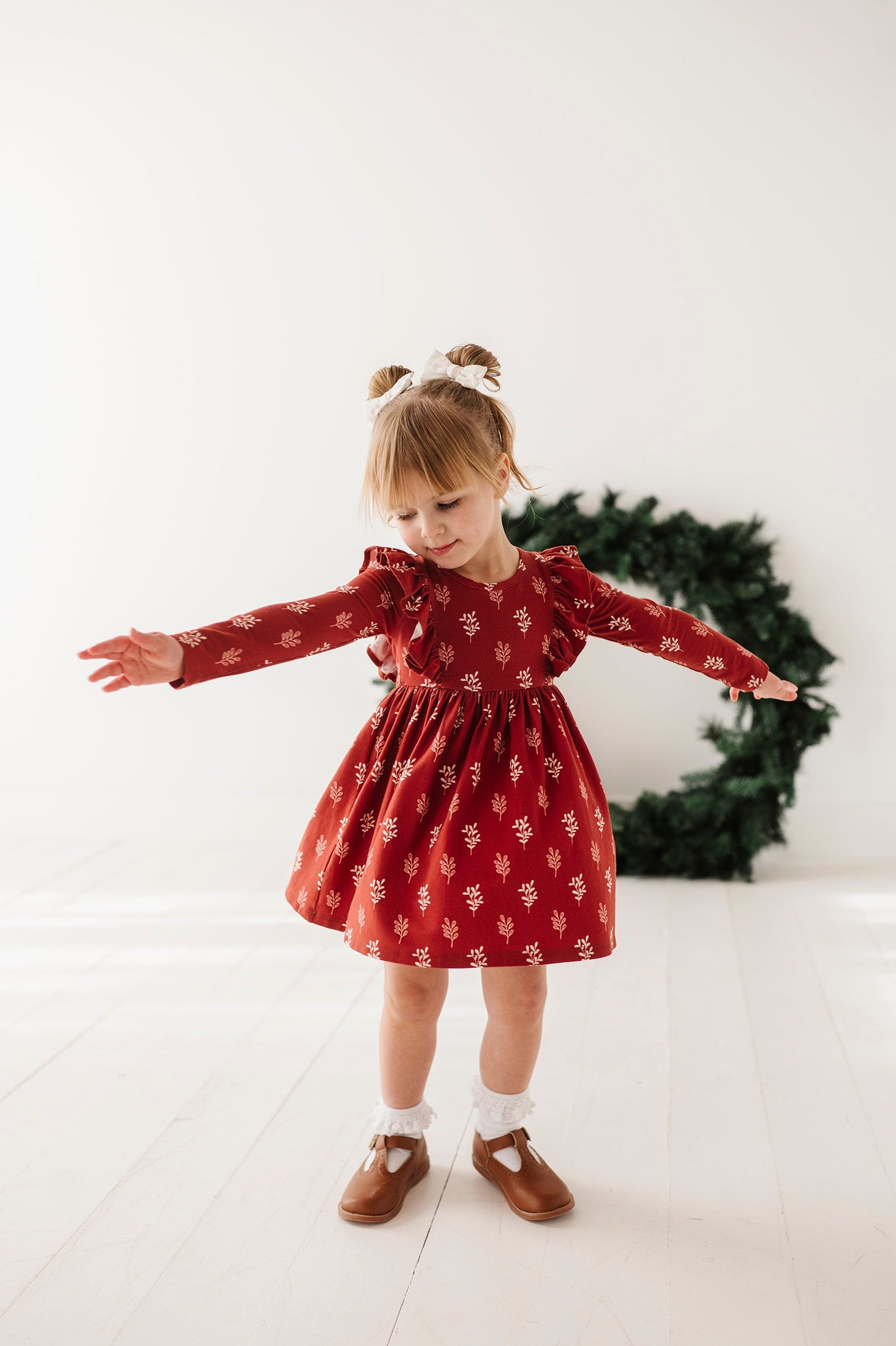 Long Sleeve Ruffle Dress
