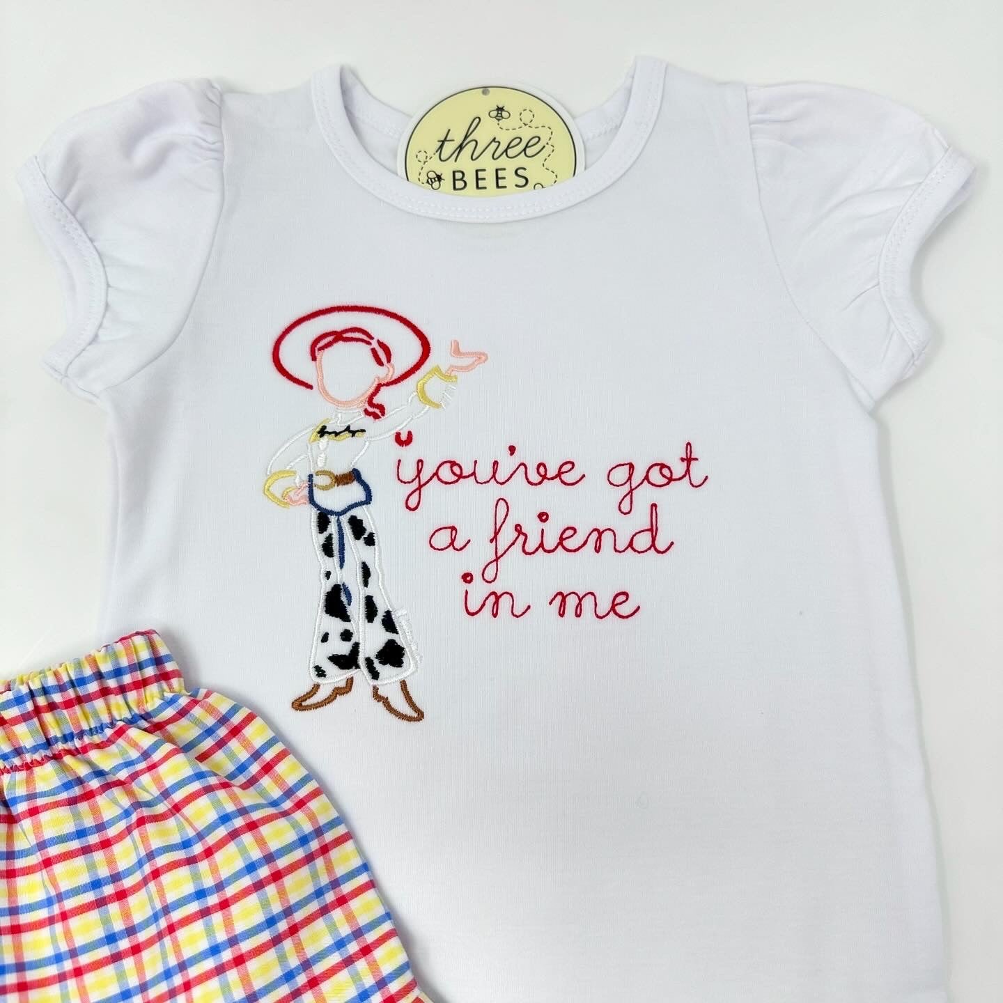 Jessie Cowgirl Quote Girls Top