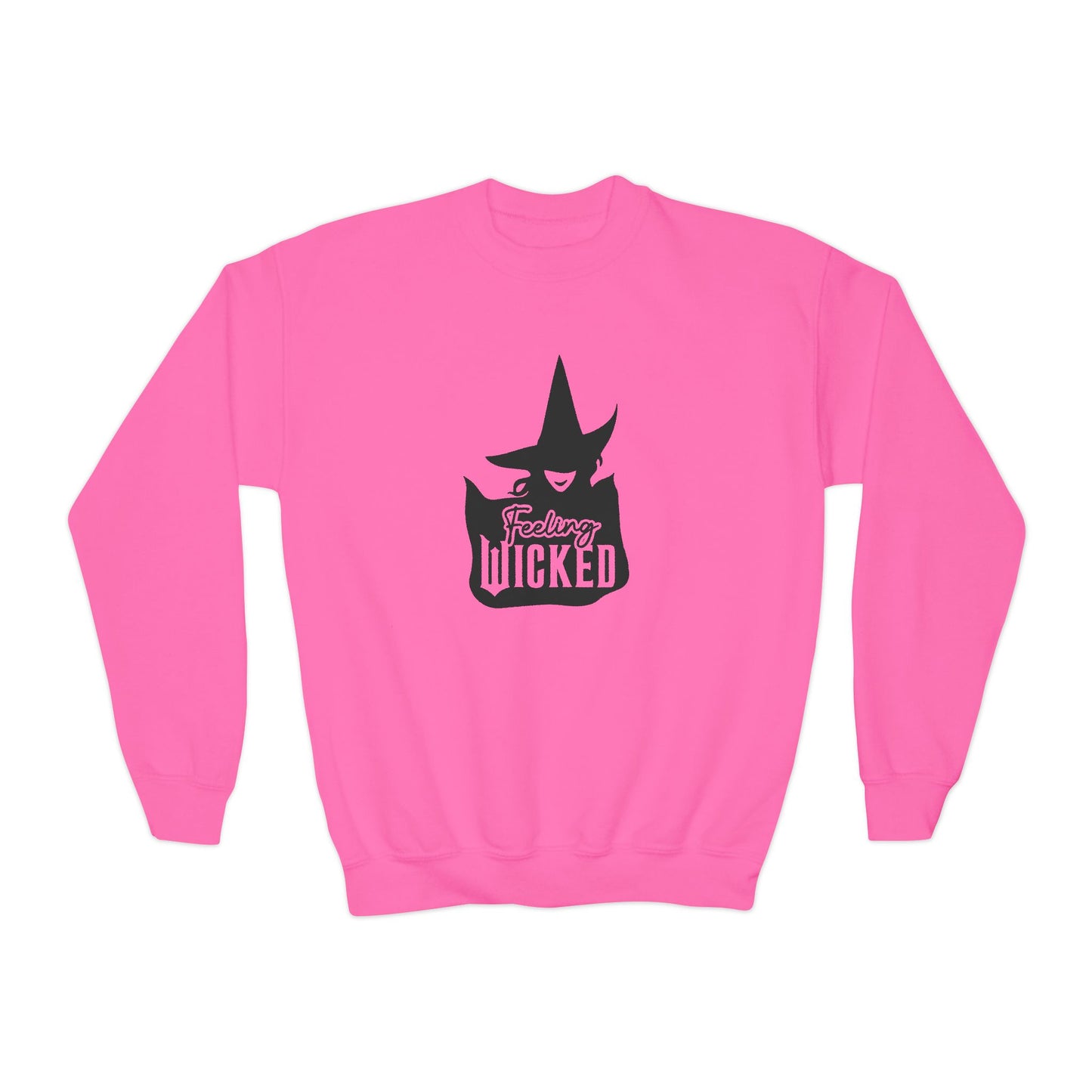 Feeling Wicked Unisex Kids Crewneck Sweatshirt