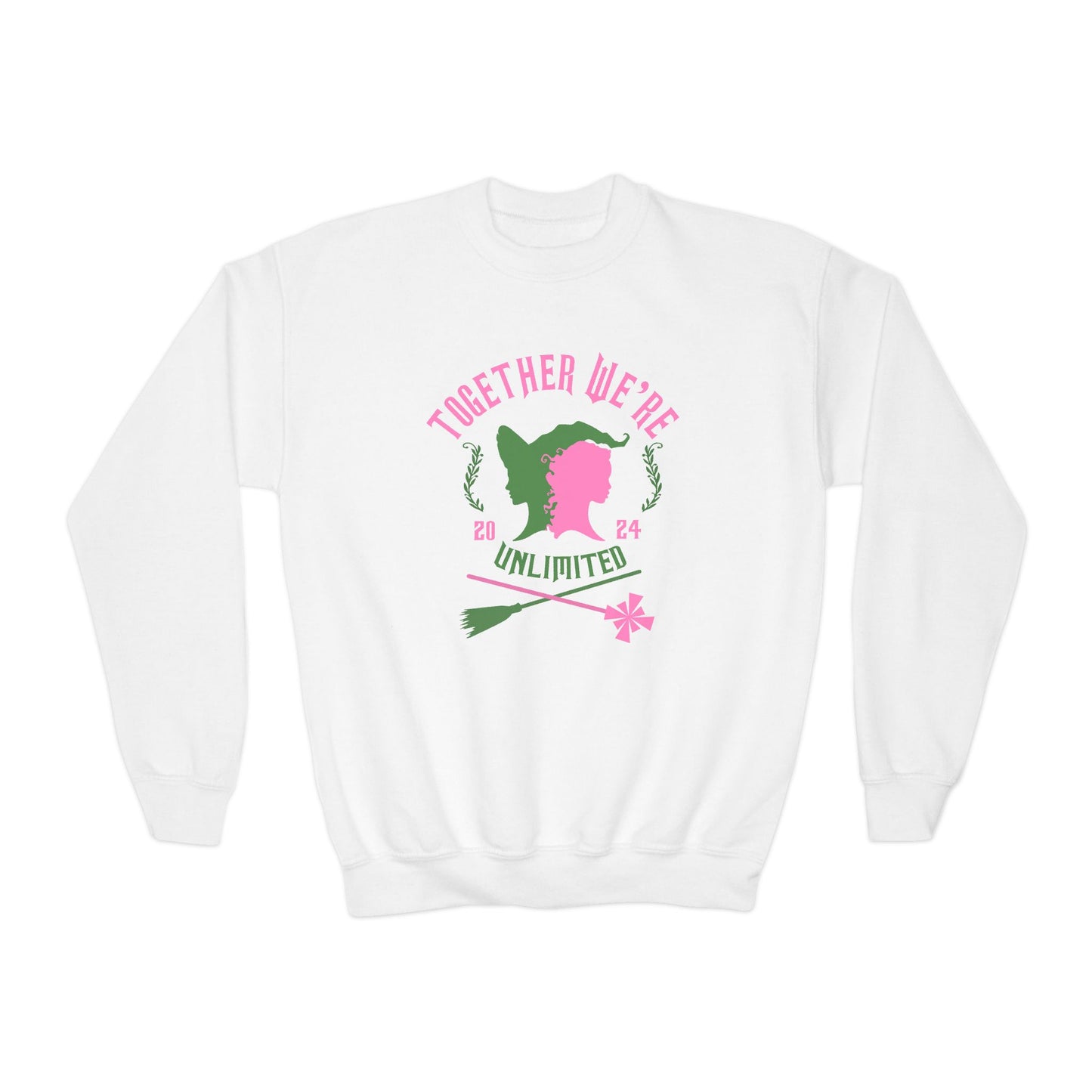 Wicked Together We're Unlimited Unisex Kids Crewneck Sweatshirt