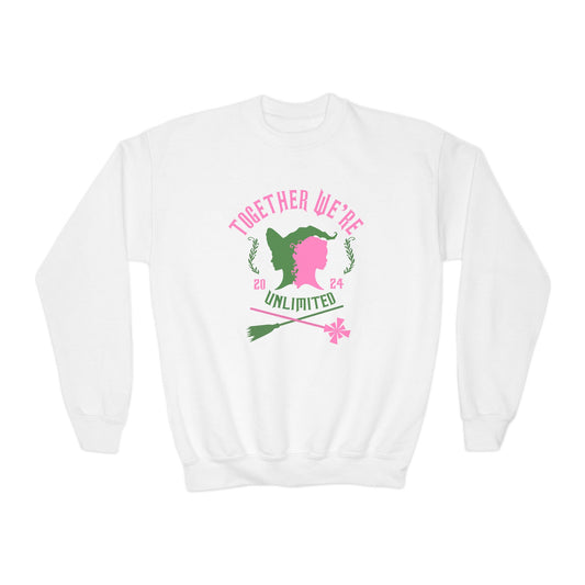 Wicked Together We're Unlimited Unisex Kids Crewneck Sweatshirt