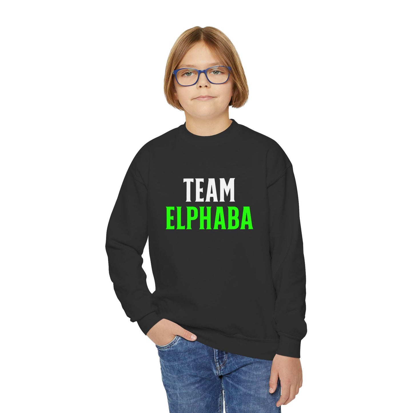 Team Elphaba Unisex Kids Crewneck Sweatshirt