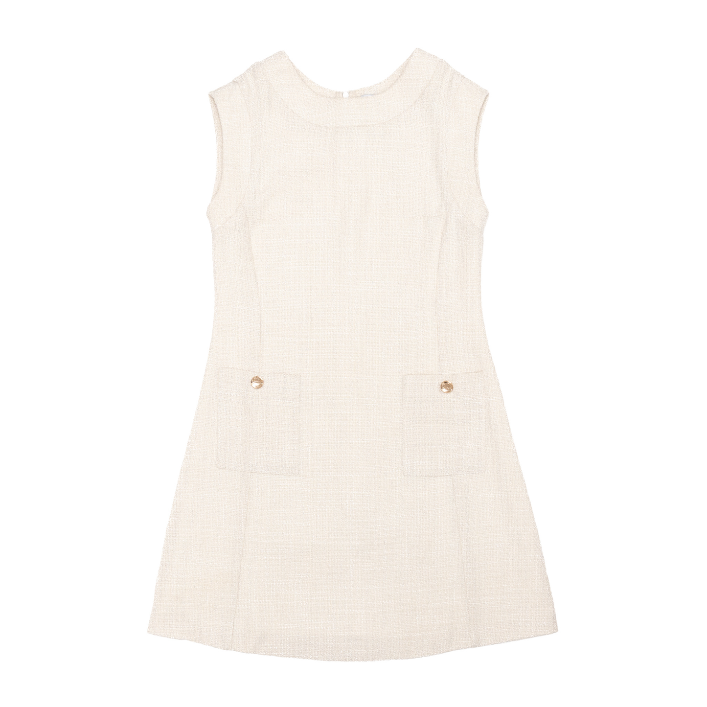 The Laine Dress in Cream Tweed