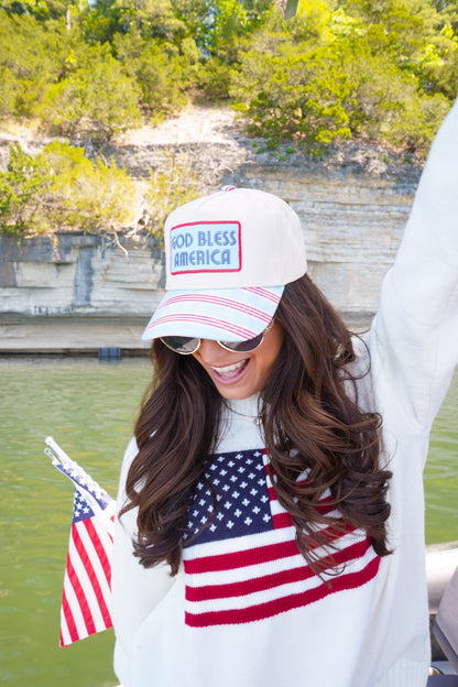 God Bless America - Vintage Trucker Hat