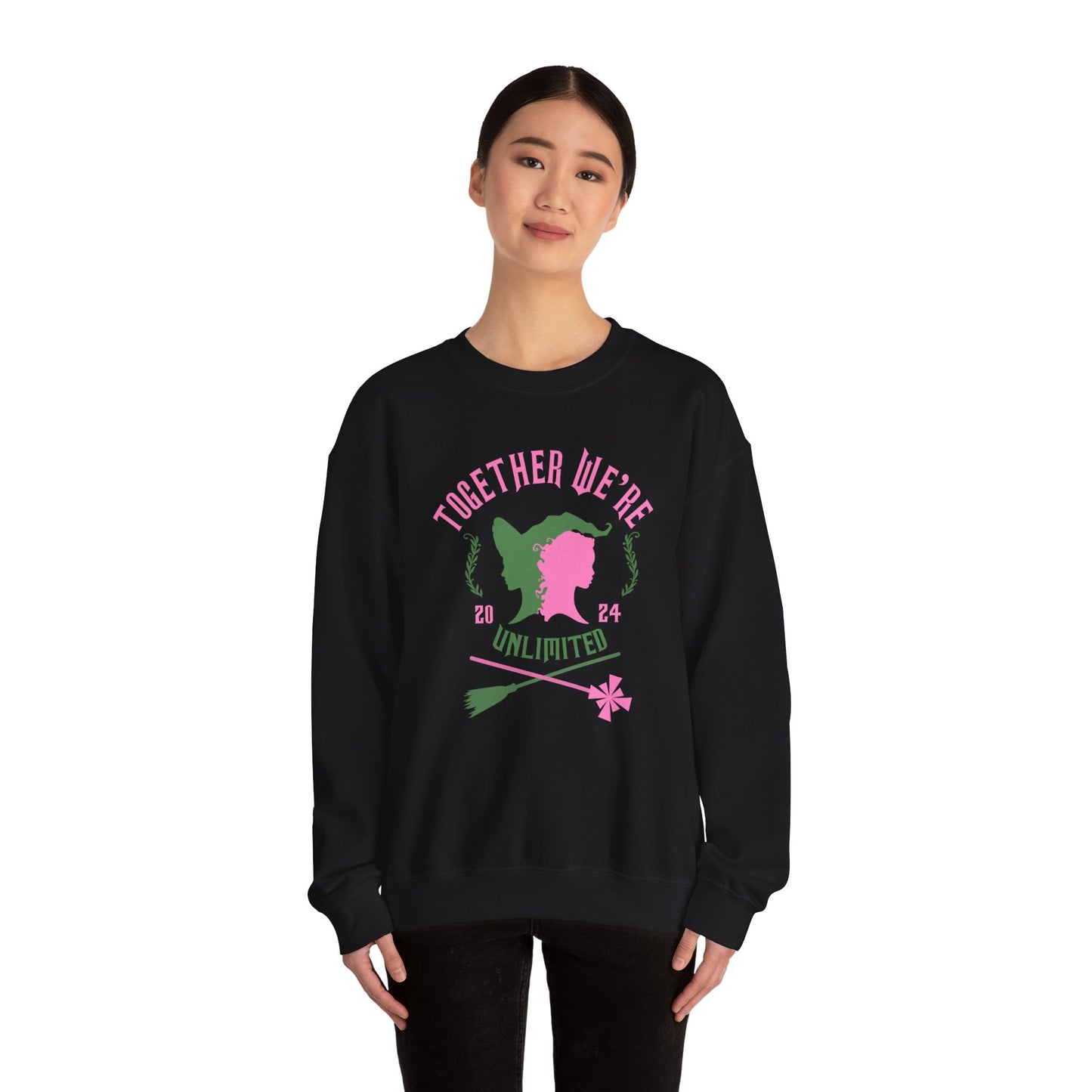 Wicked Together We're Unlimited Unisex Adult Crewneck Sweatshirt