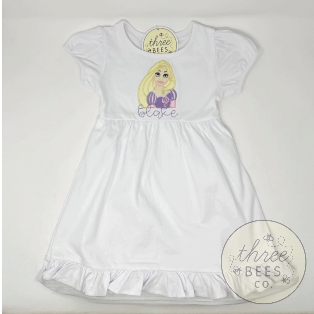 Princess Girls Applique Top