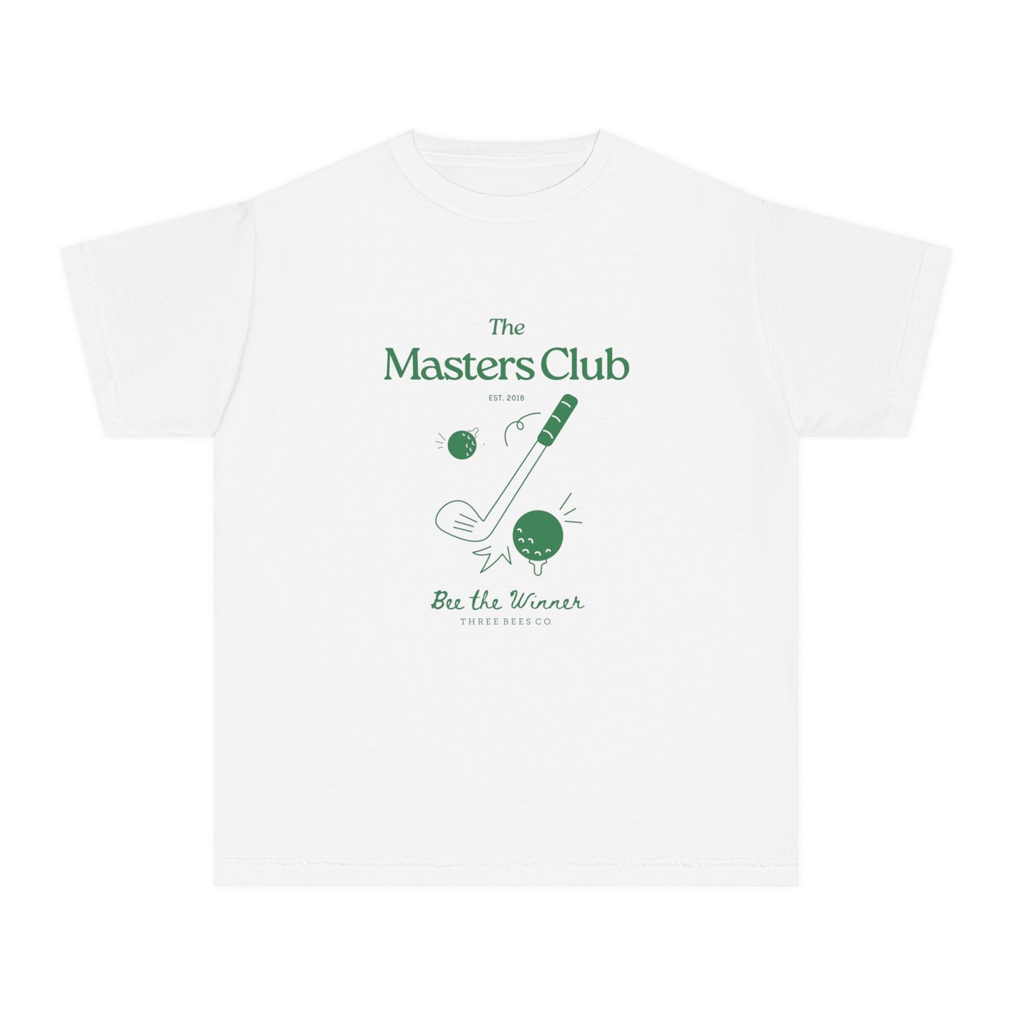 Bee The Winner The Masters Club Boys Short Sleeve Youth Hive Tee