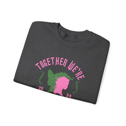 Wicked Together We're Unlimited Unisex Adult Crewneck Sweatshirt