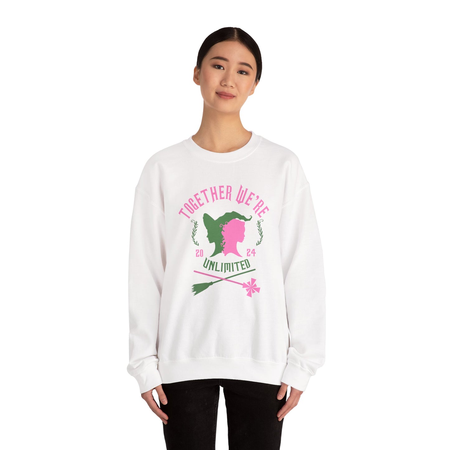 Wicked Together We're Unlimited Unisex Adult Crewneck Sweatshirt