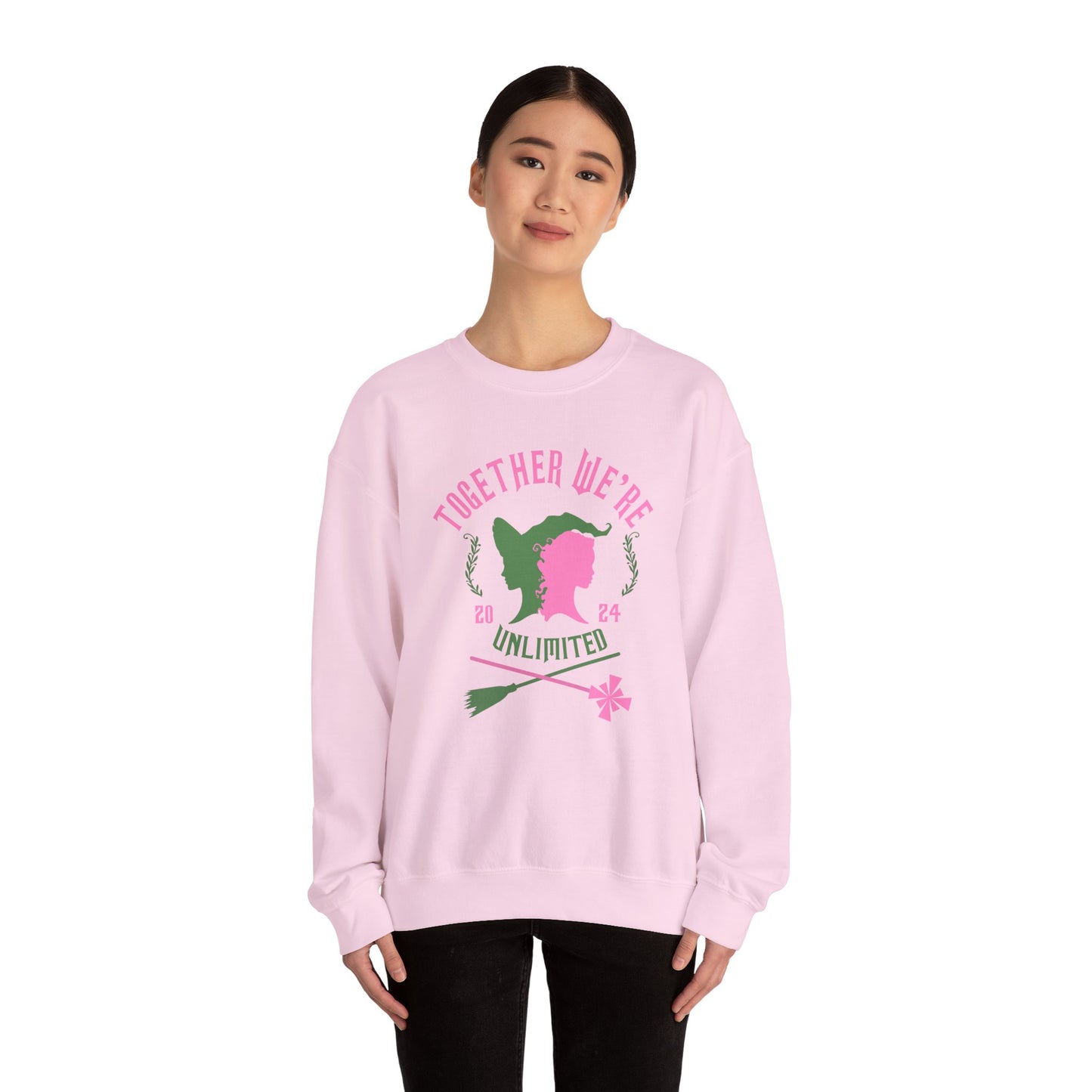 Wicked Together We're Unlimited Unisex Adult Crewneck Sweatshirt