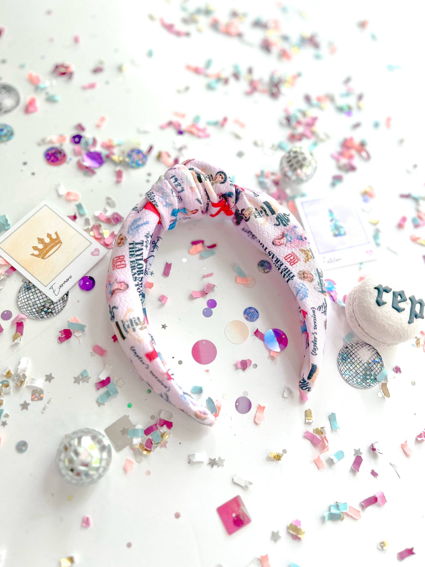 Evie Pearl Handmade LLC - Eras Tour Knotted Headband for Girls & Women
