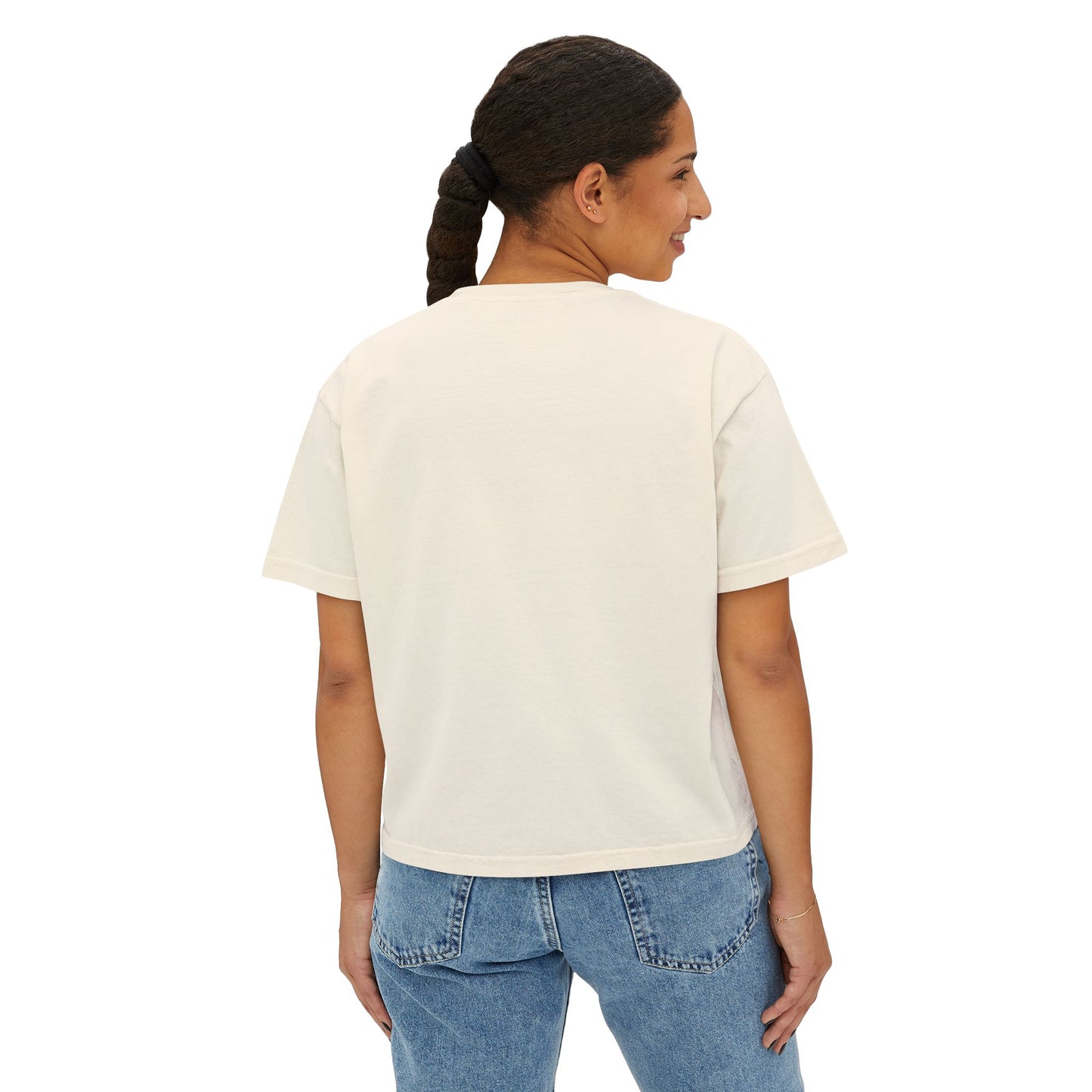 South Carolina Vibes Women's Boxy Tee – Cute Casual Summer Top with Tropical Design