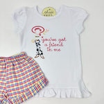 Jessie Cowgirl Quote Girls Top