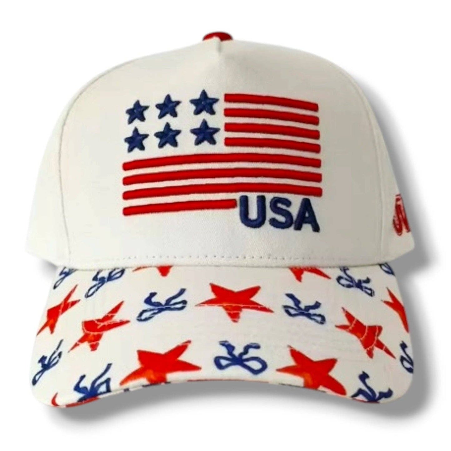 Patriotic Flag & Bow Cap