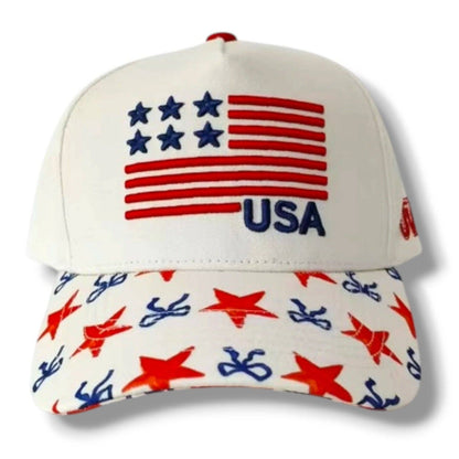 Patriotic Flag & Bow Cap