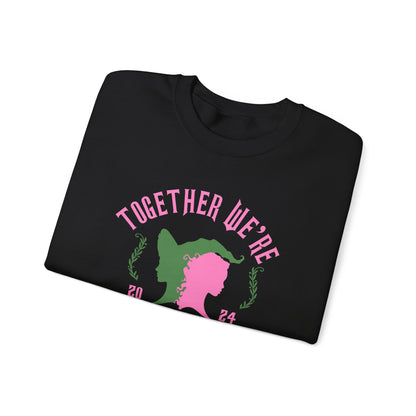 Wicked Together We're Unlimited Unisex Adult Crewneck Sweatshirt