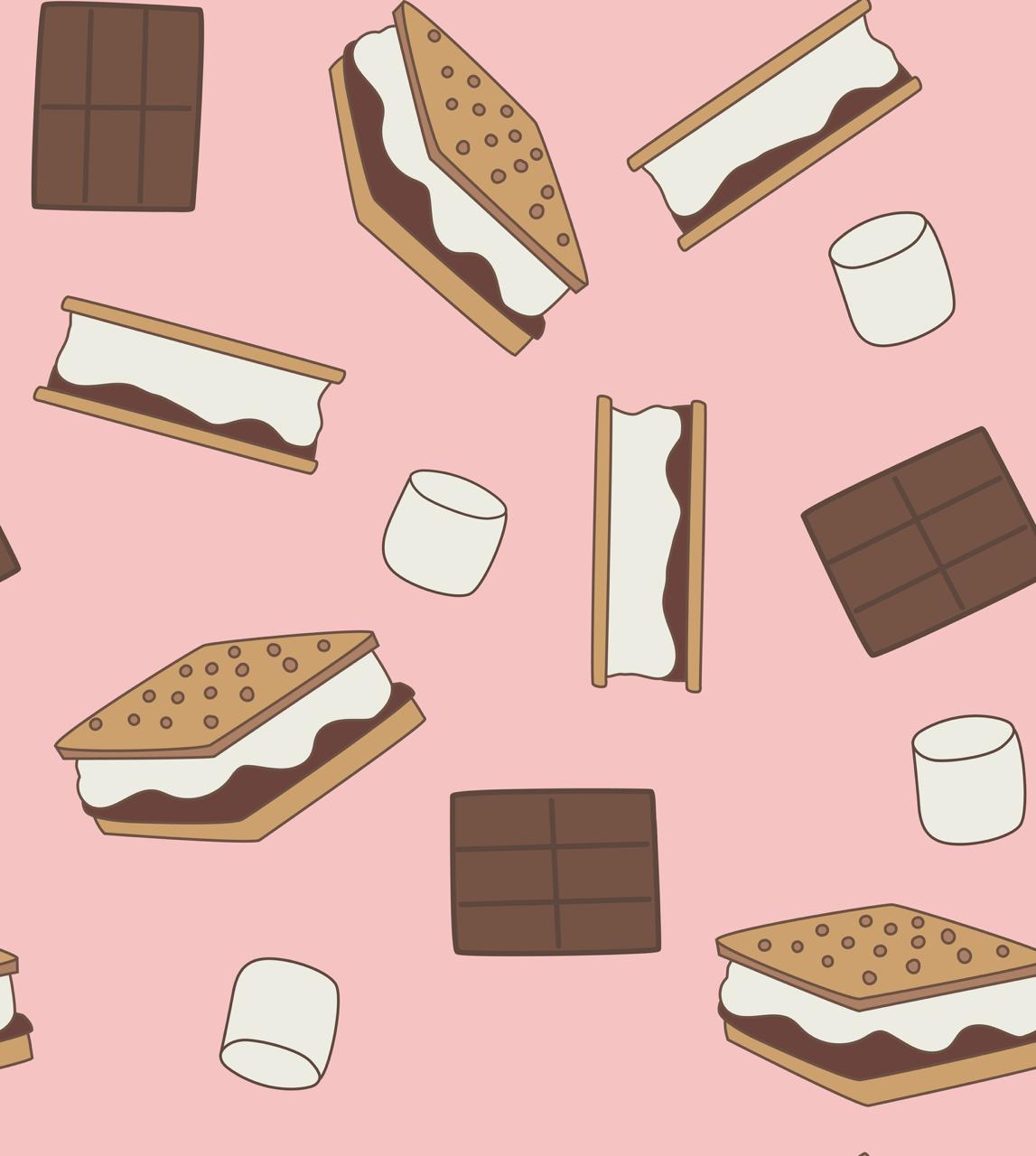 S'more to Love (Crib Sheet) - Pink