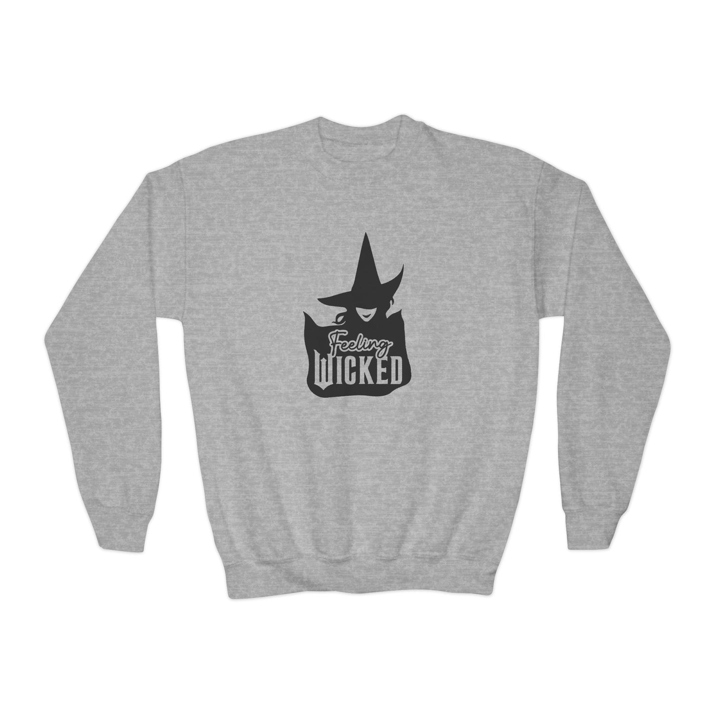 Feeling Wicked Unisex Kids Crewneck Sweatshirt