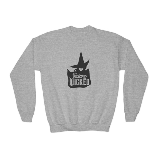 Feeling Wicked Unisex Kids Crewneck Sweatshirt