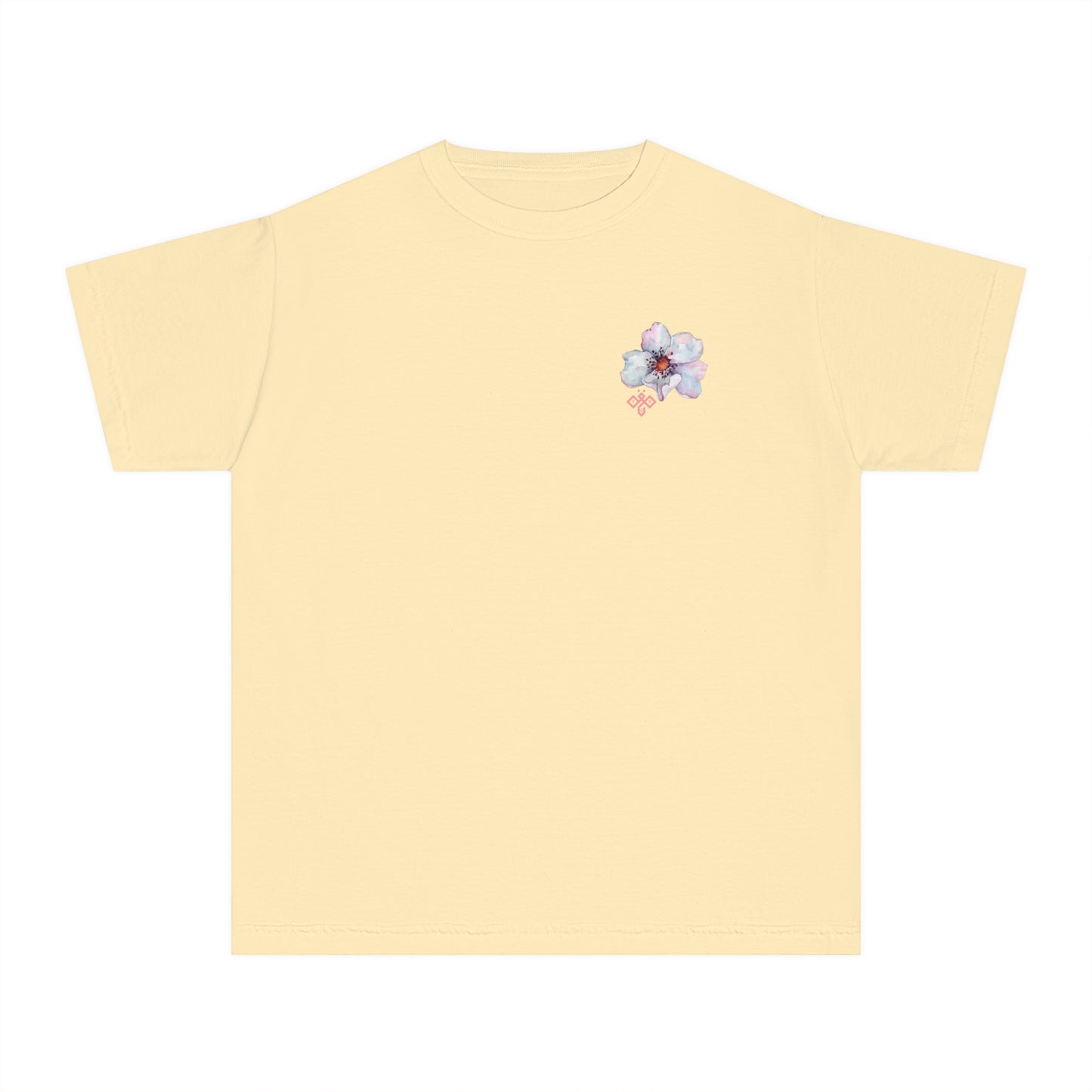 Bee Wild Girls Floral Short Sleeve Youth Hive Tee