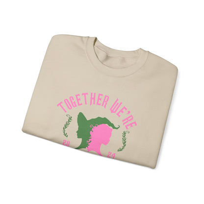 Wicked Together We're Unlimited Unisex Adult Crewneck Sweatshirt