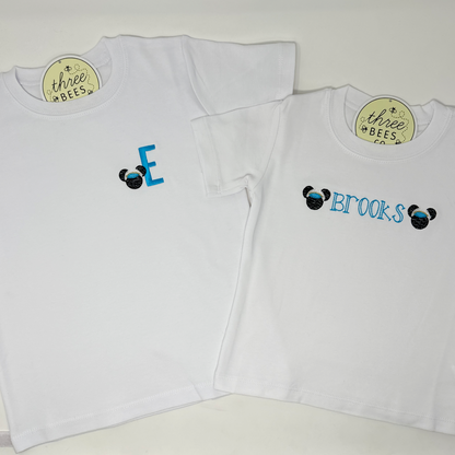 Personalized Mini Embroidery Design Boys T-Shirt