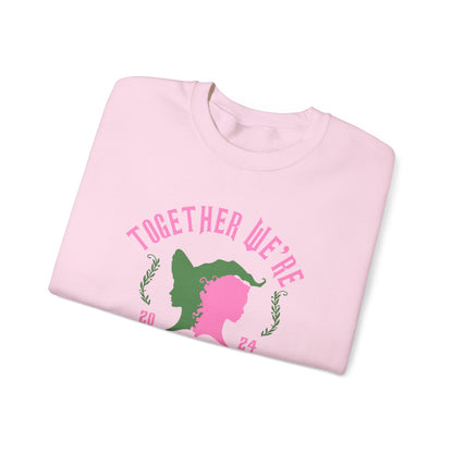 Wicked Together We're Unlimited Unisex Adult Crewneck Sweatshirt