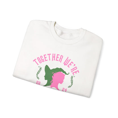 Wicked Together We're Unlimited Unisex Adult Crewneck Sweatshirt