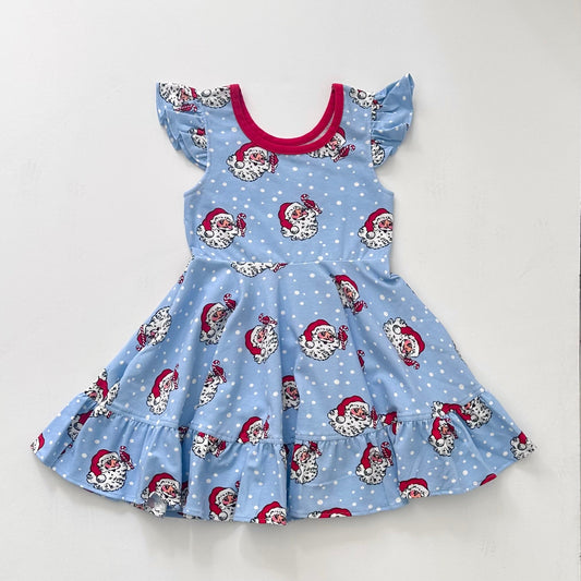 Santa Print Pippa Dress