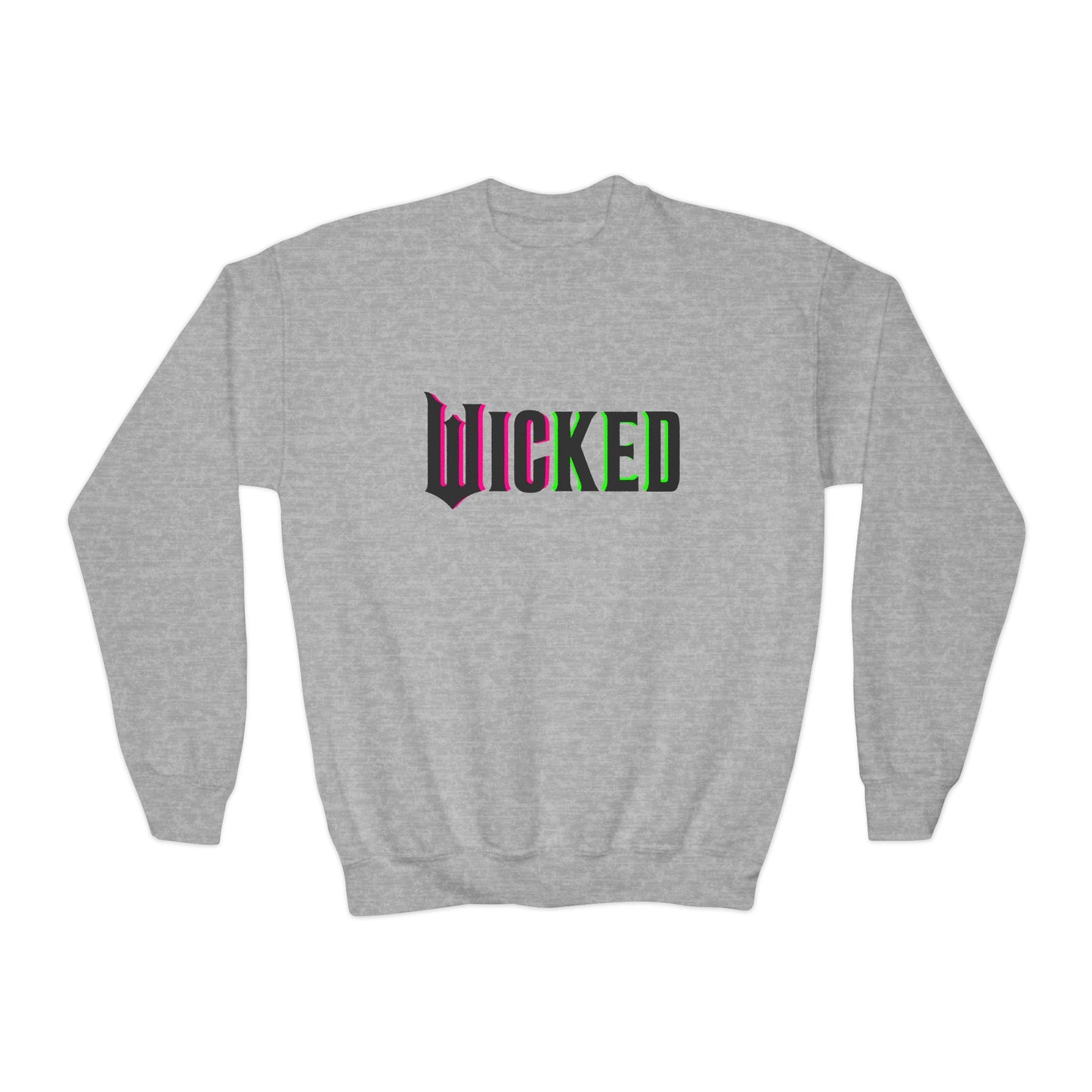 Wicked Unisex Kids Crewneck Sweatshirt