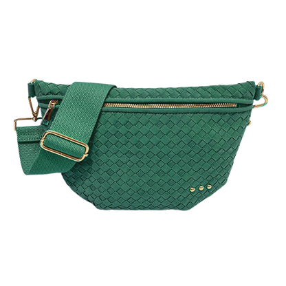 Suede Westlyn Woven Bum Bag