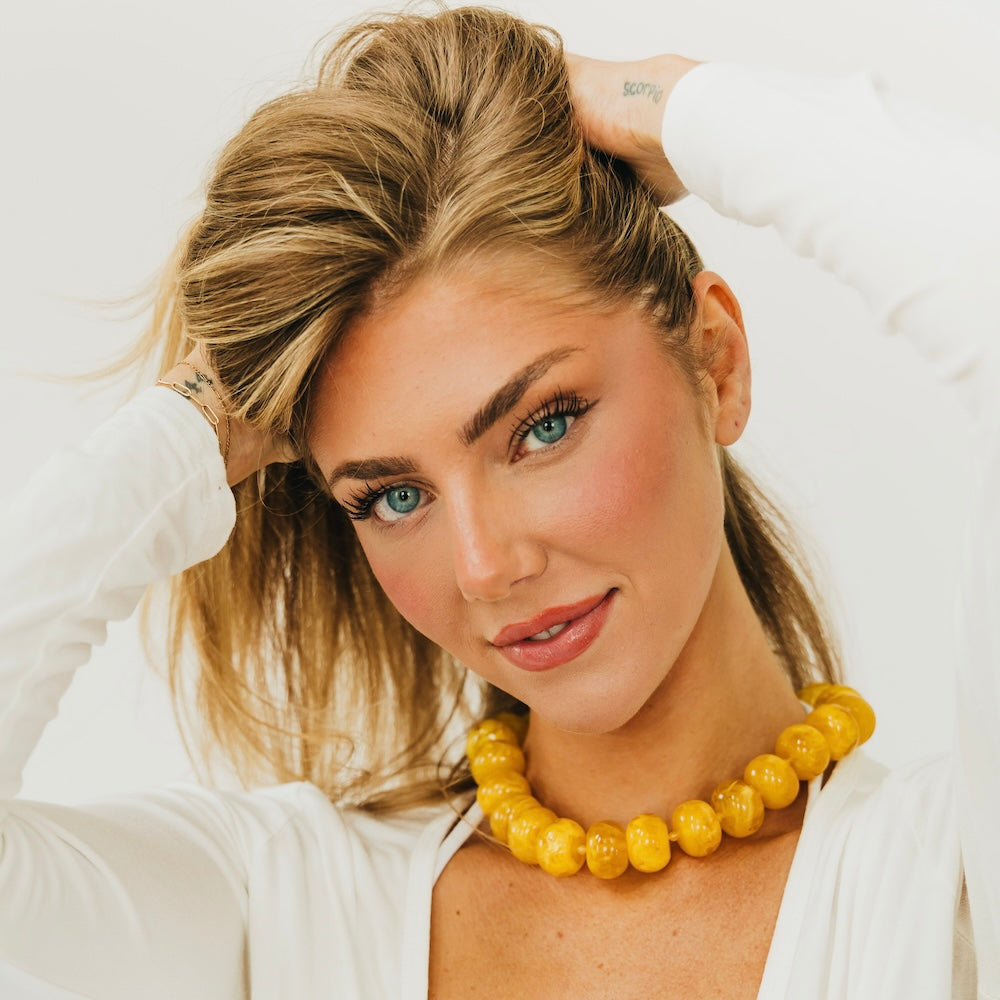 Bella Beaded Necklace - WATERPROOF
