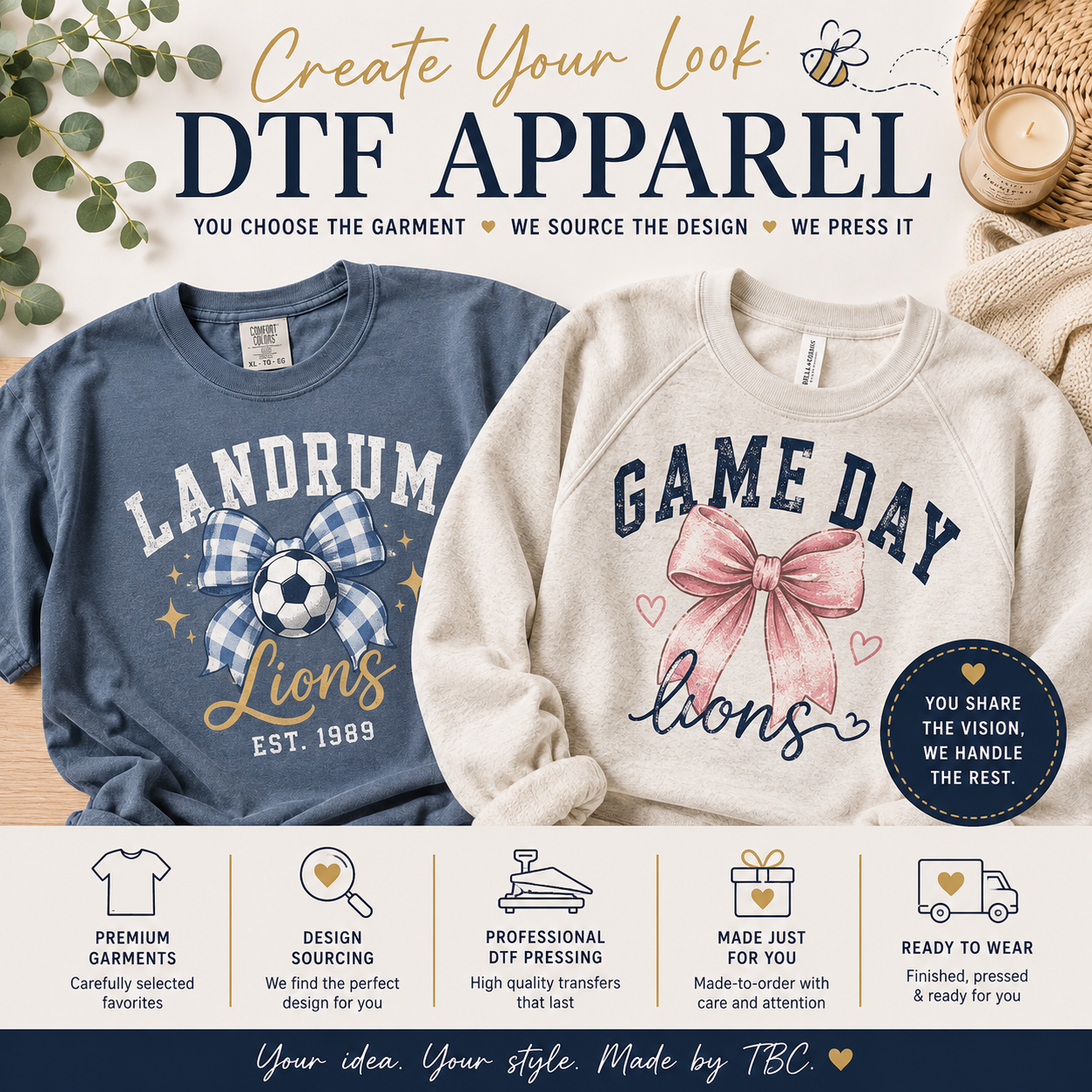 Create Your Look | DTF Apparel
