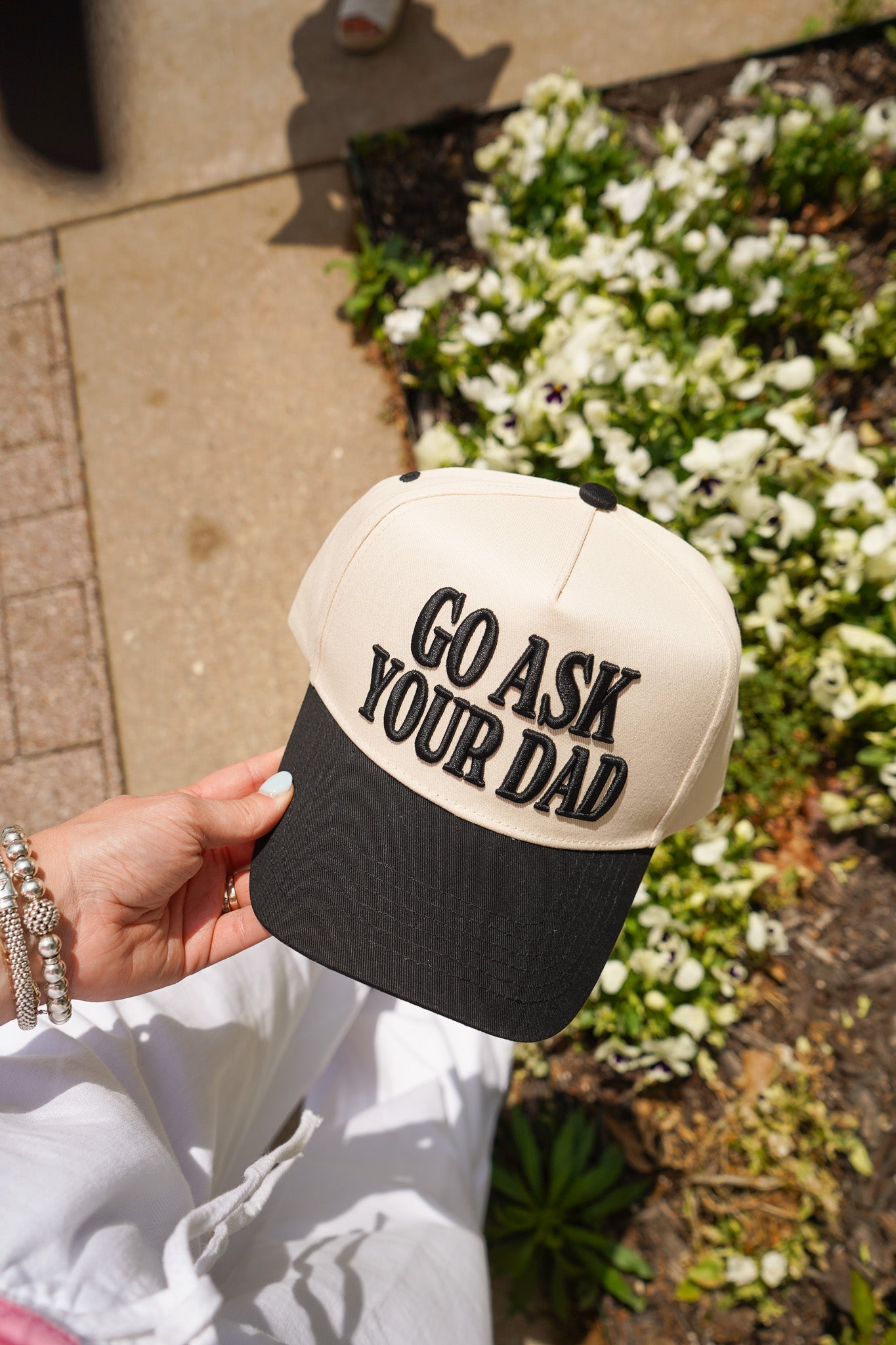 Go Ask Your Dad. Vintage Trucker Hat