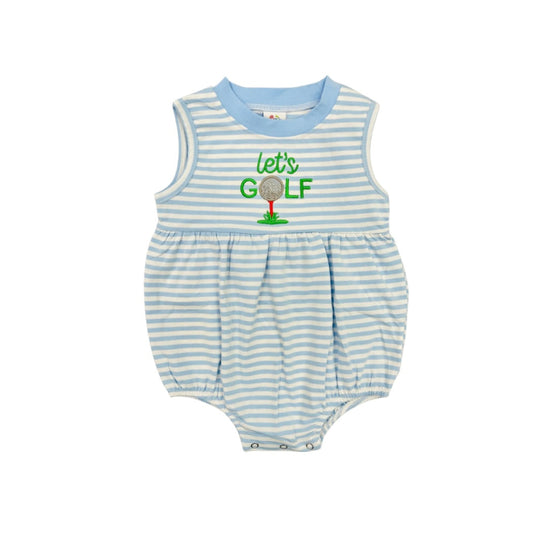 Funfetti Kids Blue Stripe Let's Golf Bubble