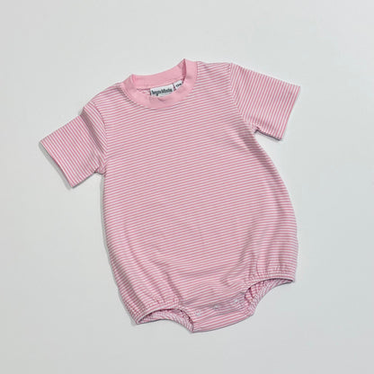 Knit Stripe Short Sleeve T-Shirt Bubble - PASTEL Colors