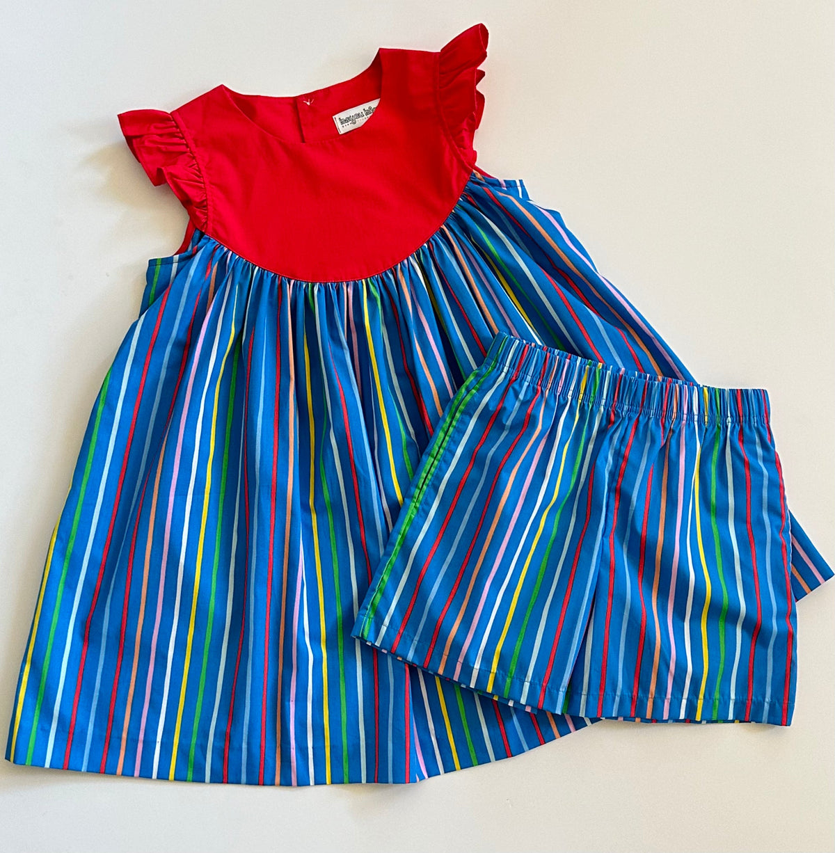 EMMY DRESS--School Stripes