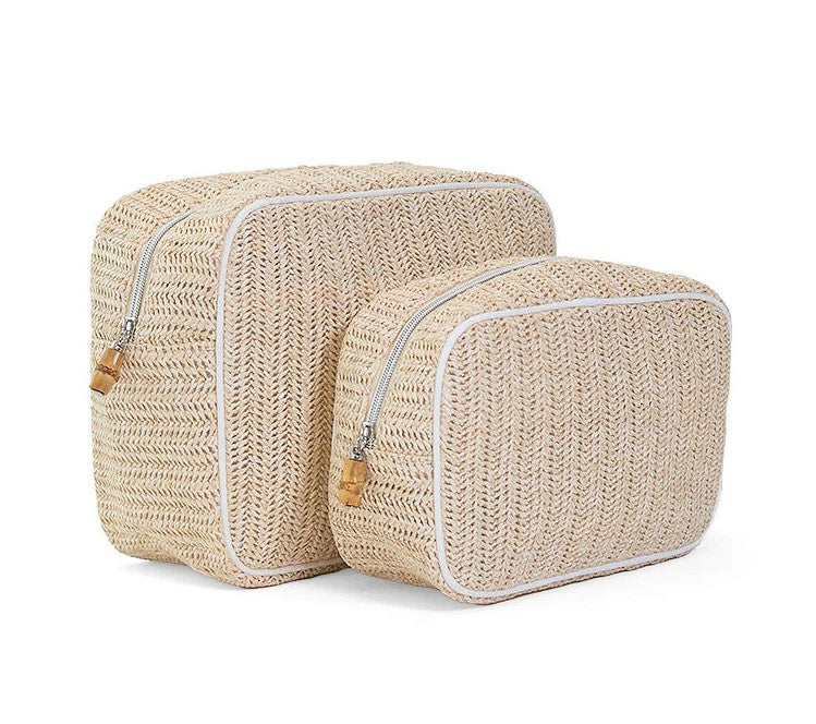 TRVL Go Glam Coastal Straw Bag (2 Sizes)