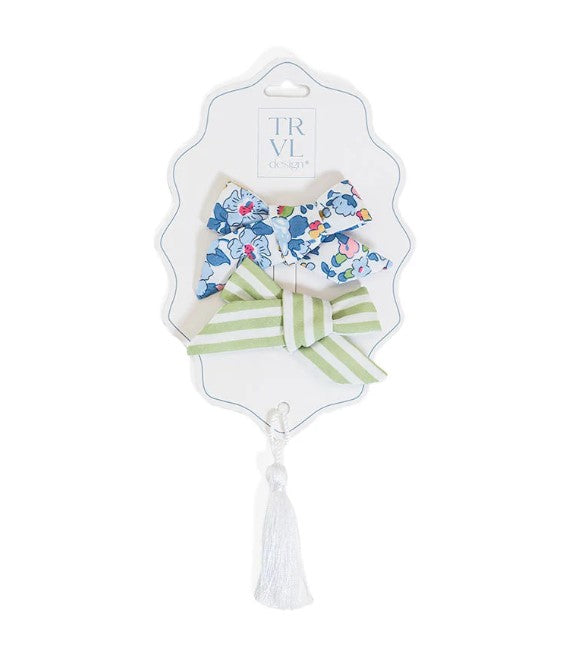 TRVL Hair Accessory - Bow Clip 2pc Set
