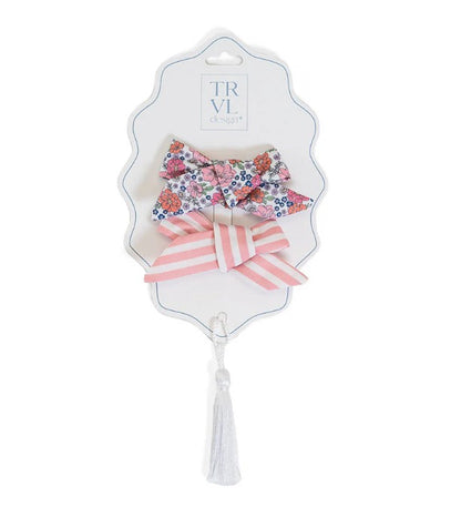 TRVL Hair Accessory - Bow Clip 2pc Set