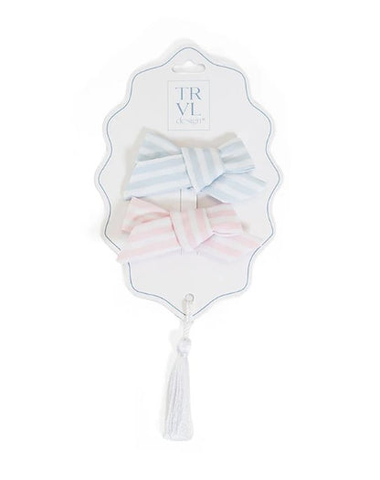 TRVL Hair Accessory - Bow Clip 2pc Set