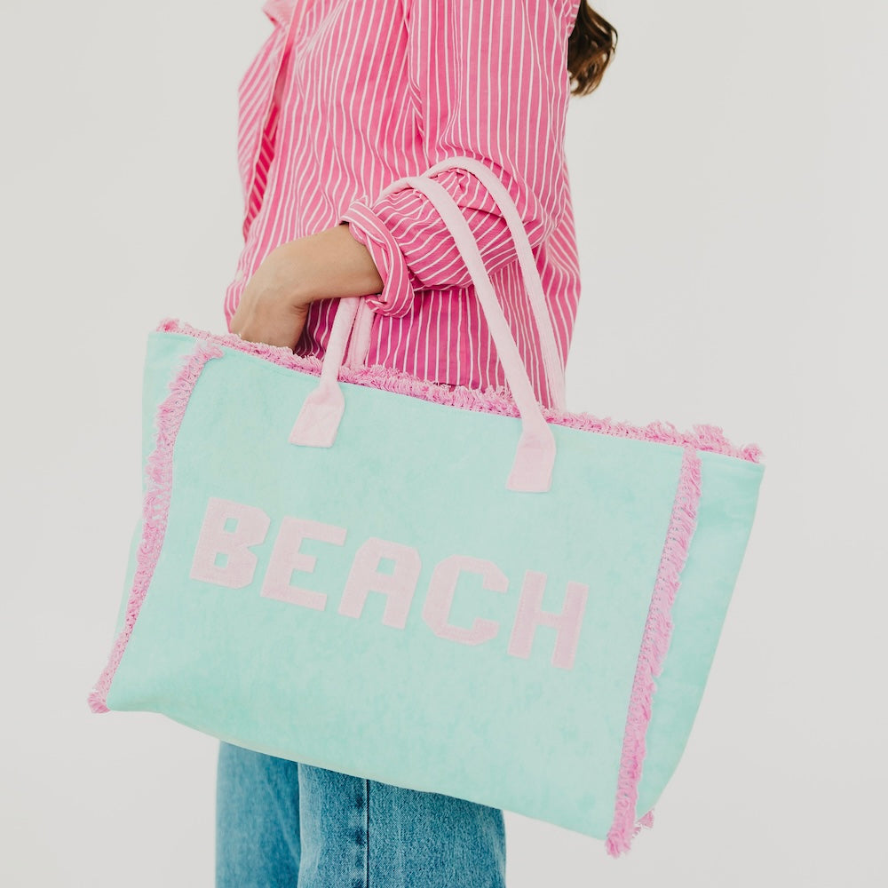 Hanalei Terry Cloth Beach Tote Bag