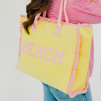 Hanalei Terry Cloth Beach Tote Bag