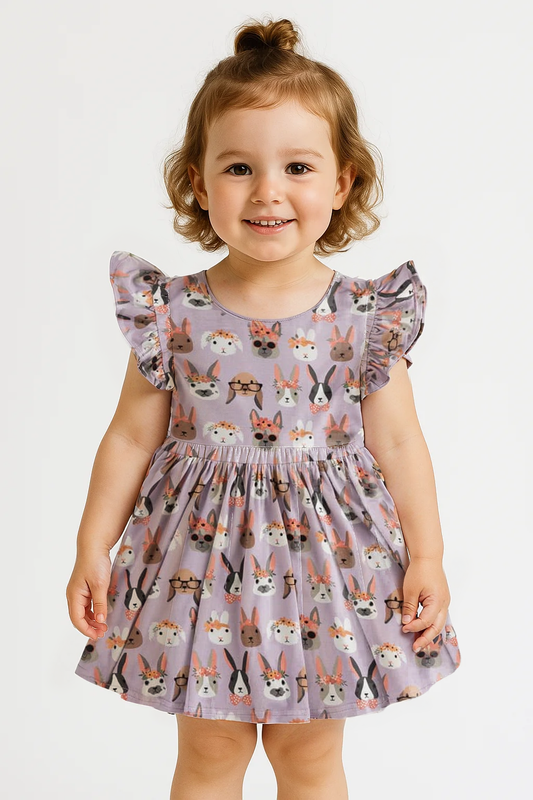Midsummer Bunnies (Twirl Dress)