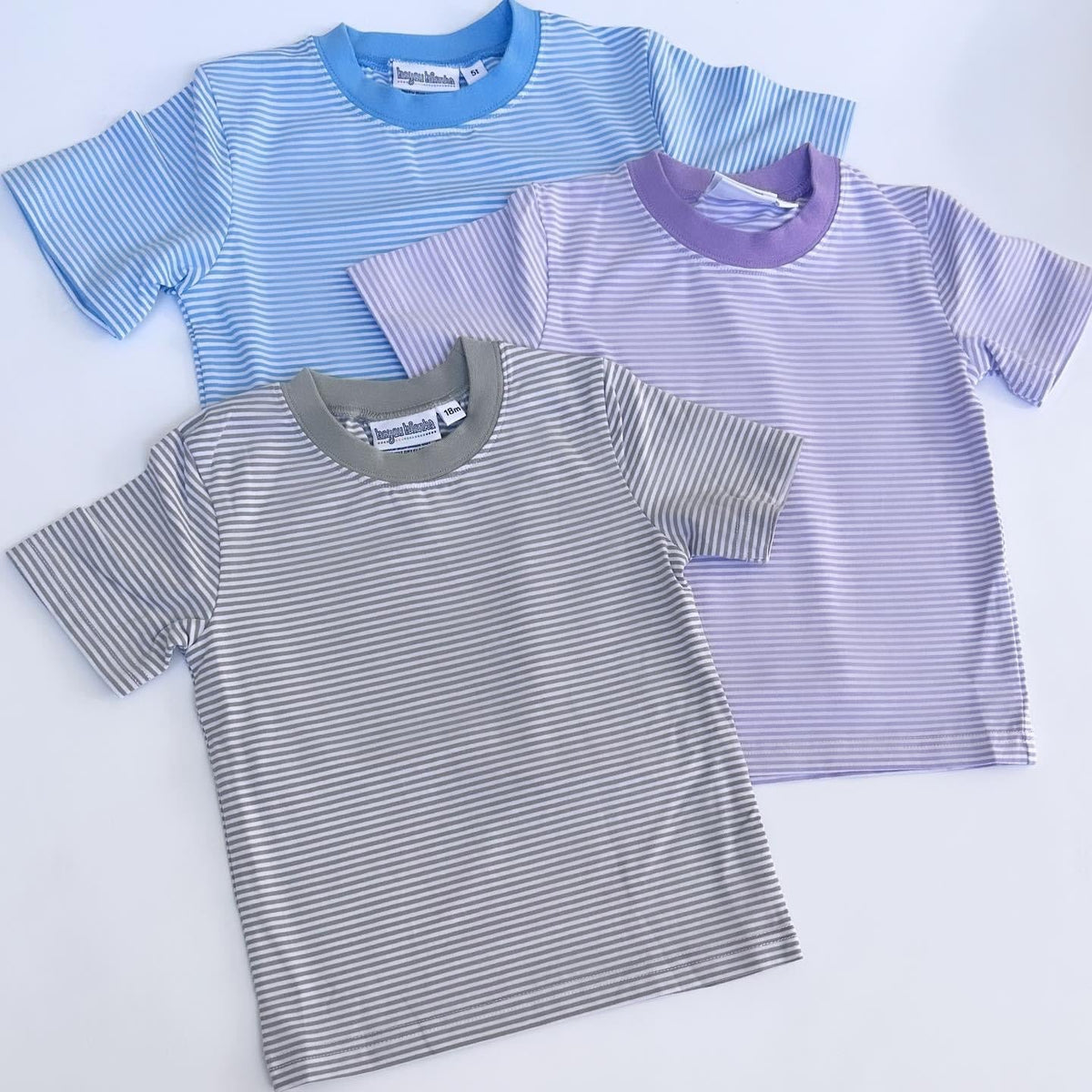 Knit Stripe Short Sleeve Shirt