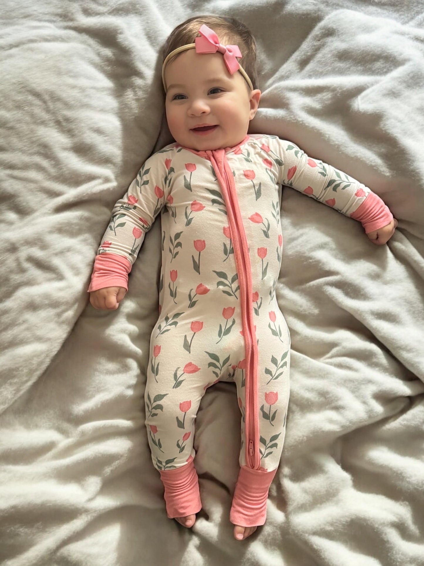 Tulip (Convertible Zip Footies)