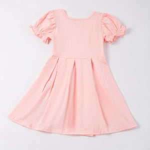 Princess Embroidered Cotton Short Sleeve Dress Preorder