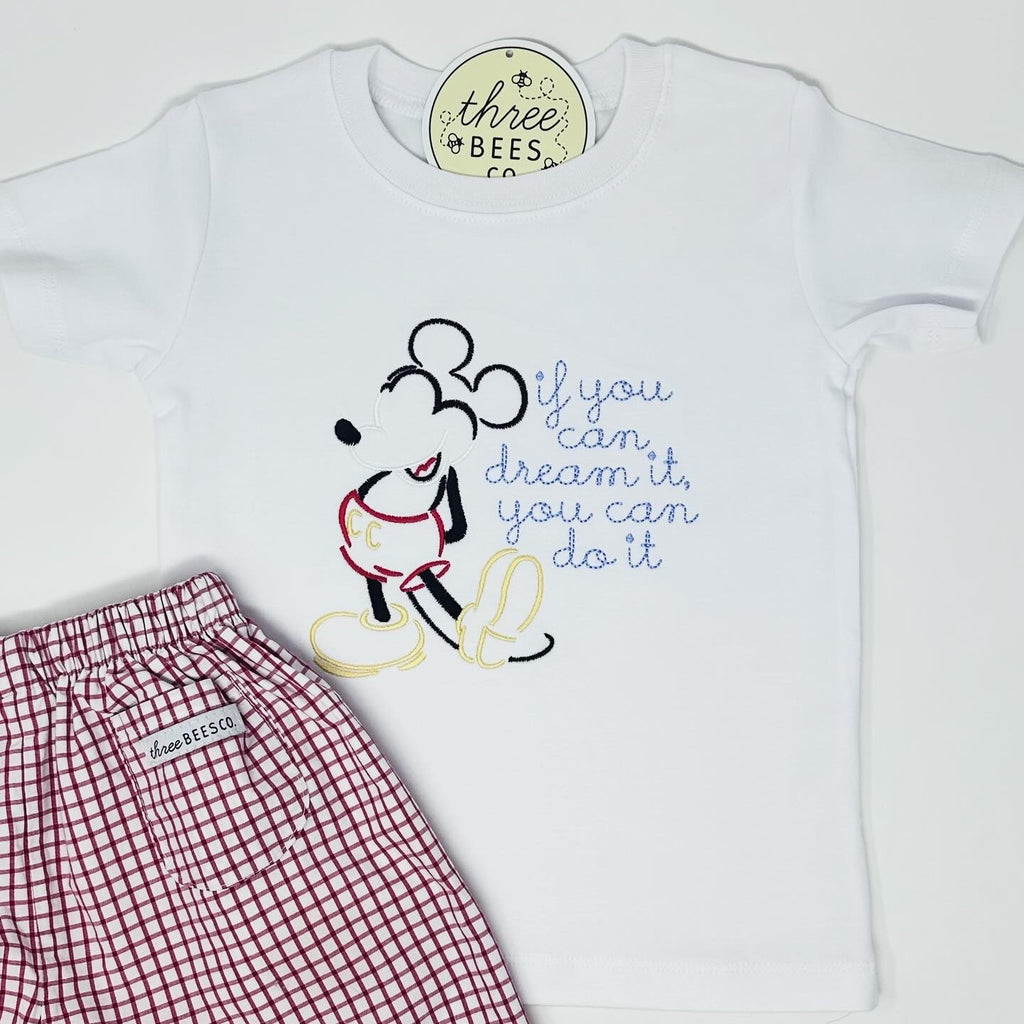 Mickey Mouse Quote Boys T-Shirt