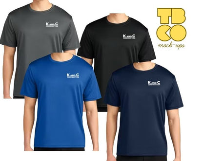 K & C Construction Custom Performance Shirts