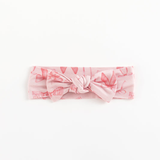 Pink Bows Bow Headband